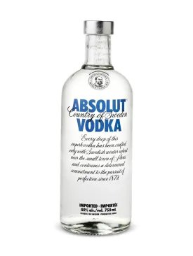 ABSOLUT VODKA 750mL