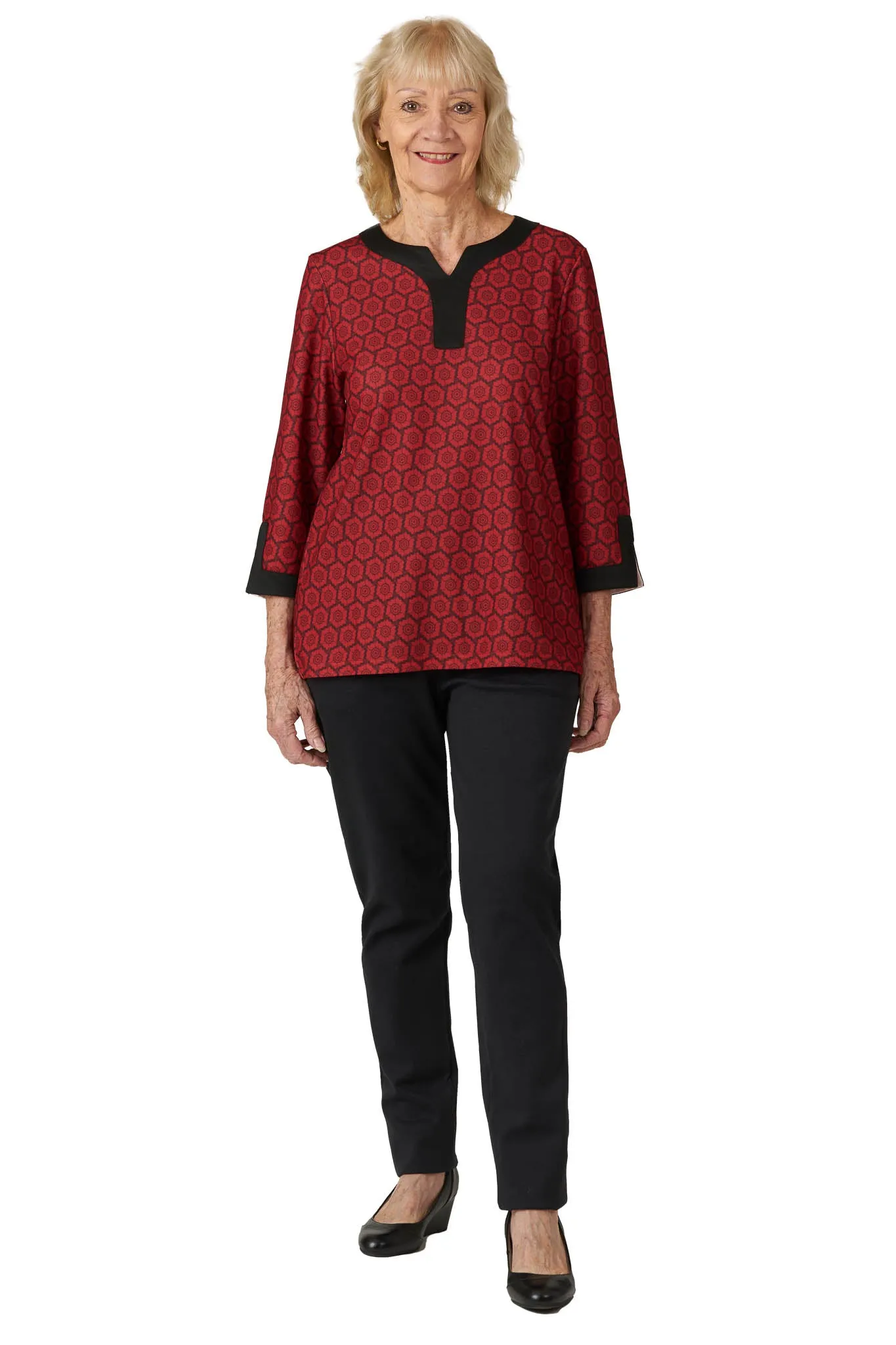 Adaptive Top - Torie | Garnet