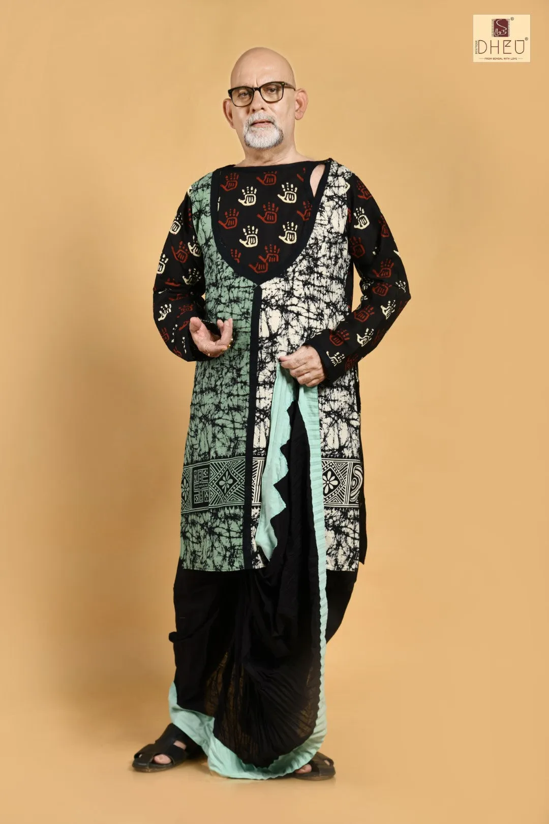 Adhiklal - Dheu Designer Dhoti(Optional)Kurta Set