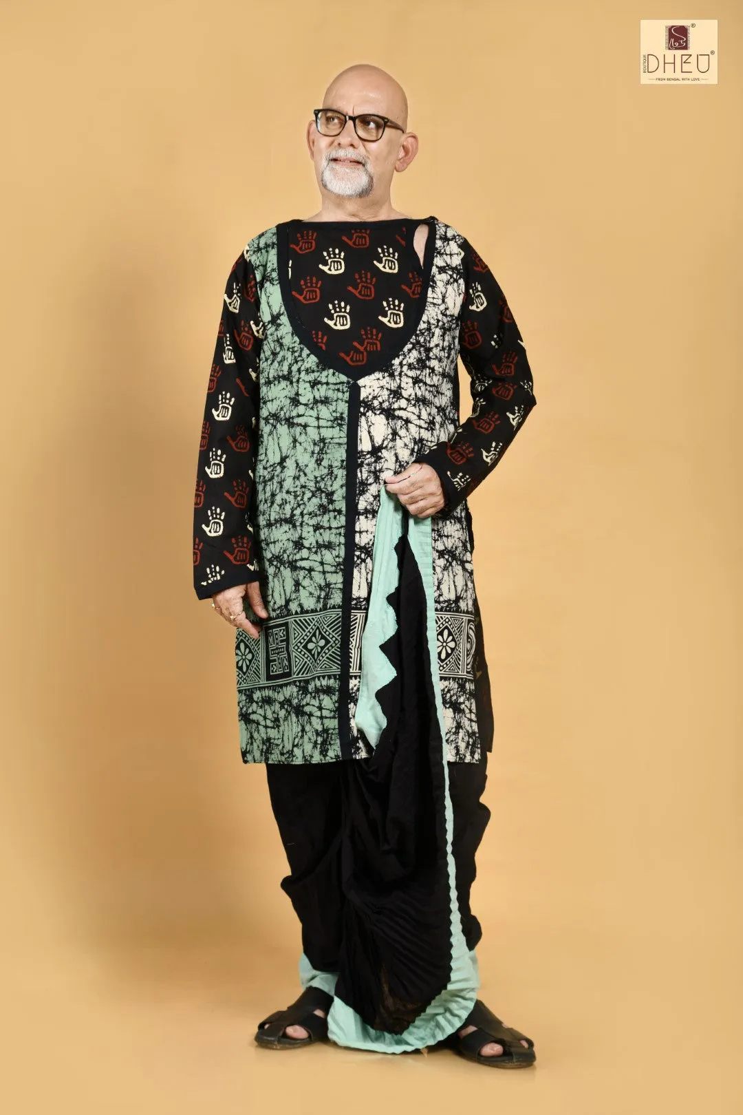 Adhiklal - Dheu Designer Dhoti(Optional)Kurta Set