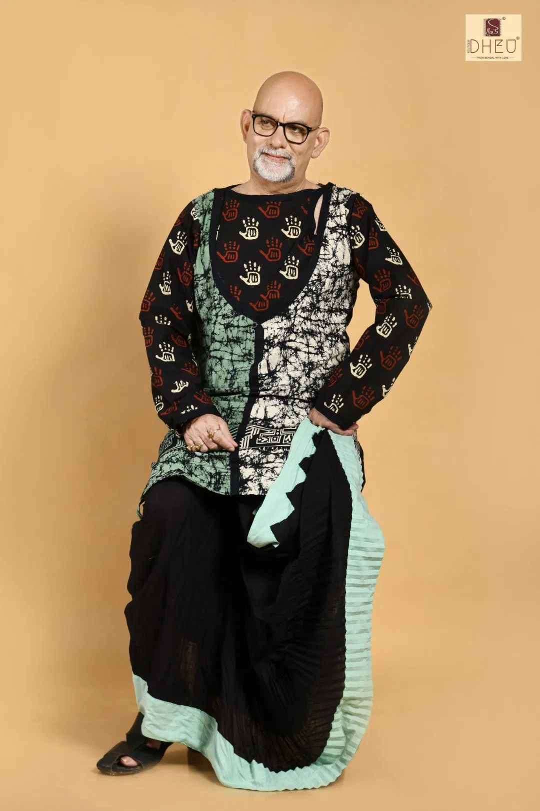 Adhiklal - Dheu Designer Dhoti(Optional)Kurta Set
