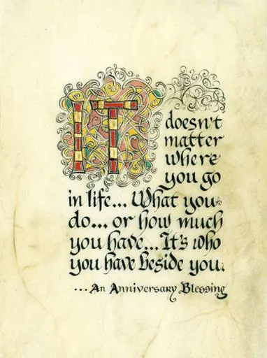 Anniversary Blessing Print