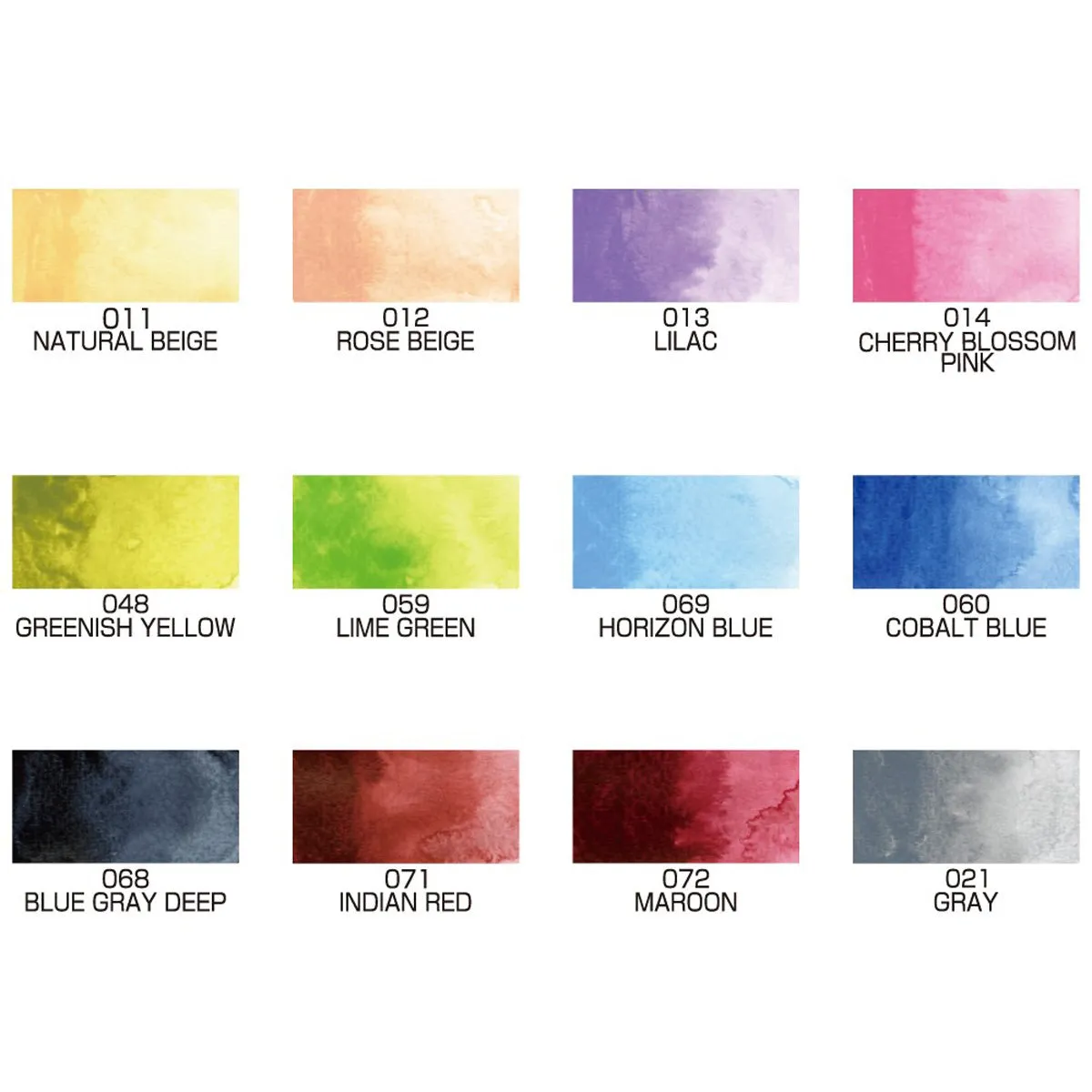 AQUARELL COLOURS // SET OF 12