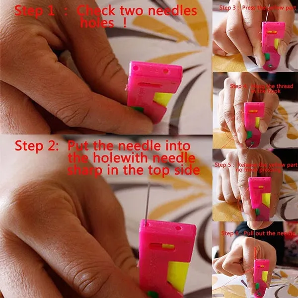 Automatic Sewing Needle Threader Inserter Tool