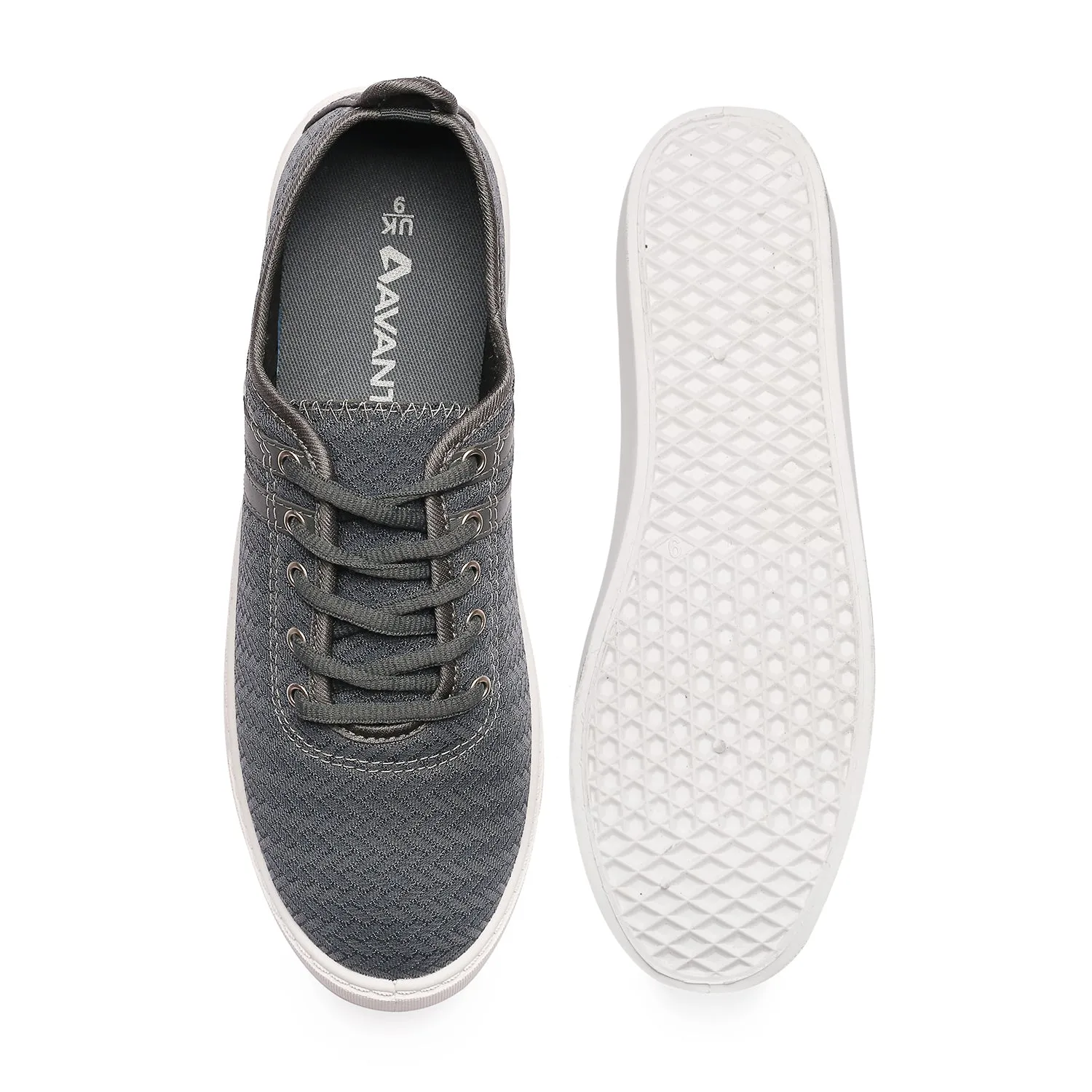 Avant Bi-Striped Active Lifestyle Shoes - Grey