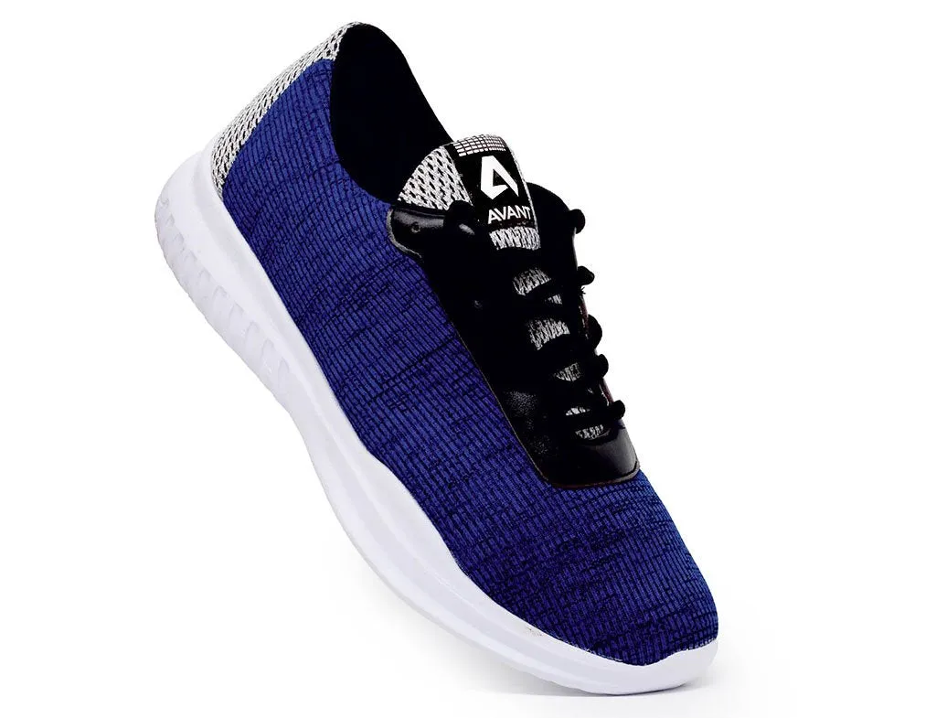 Avant Men's Nitro Running and Gym Shoes - Navy Blue/Grey