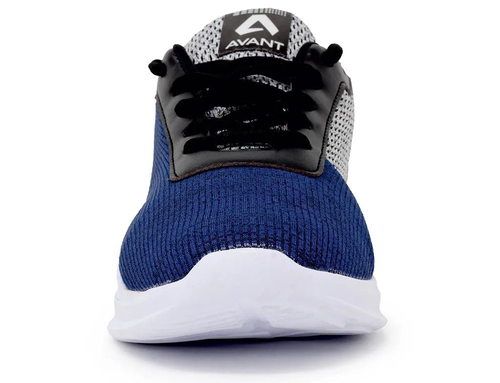 Avant Men's Nitro Running and Gym Shoes - Navy Blue/Grey