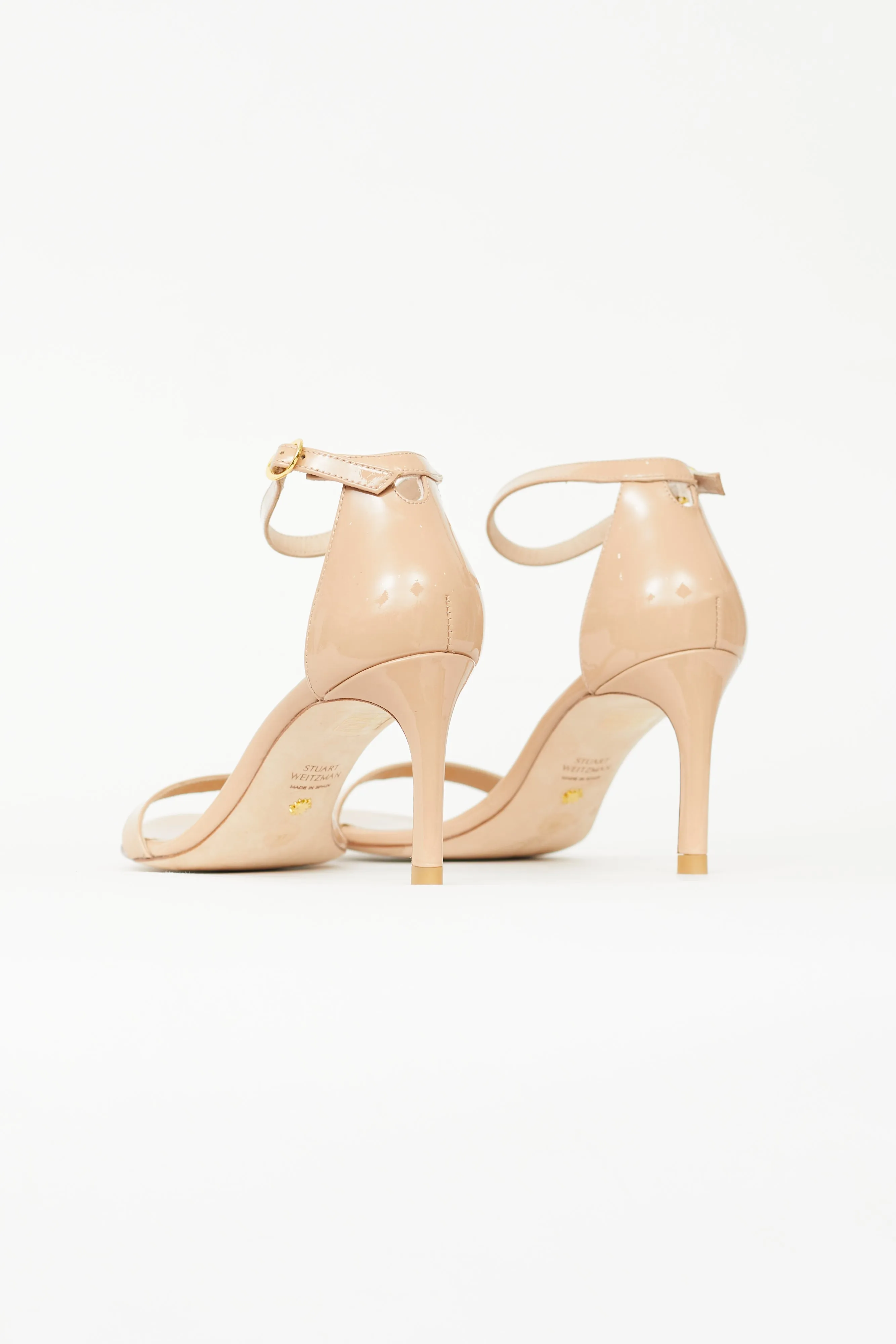 Beige Patent NuNaked Heel