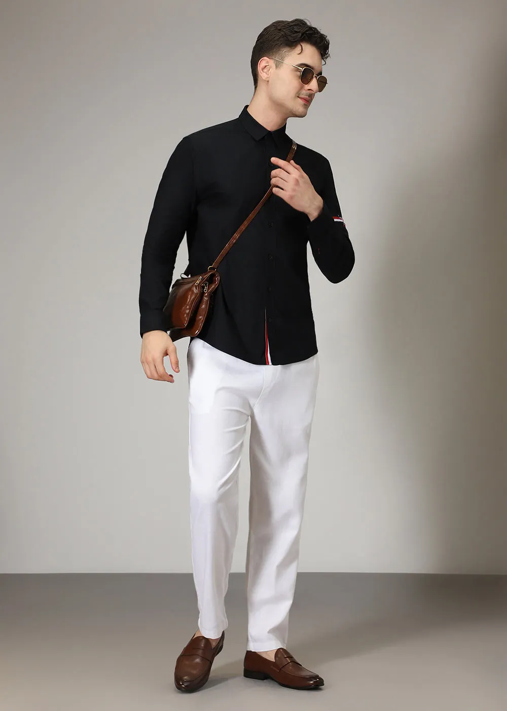 Black Dolphin Oxford Shirt