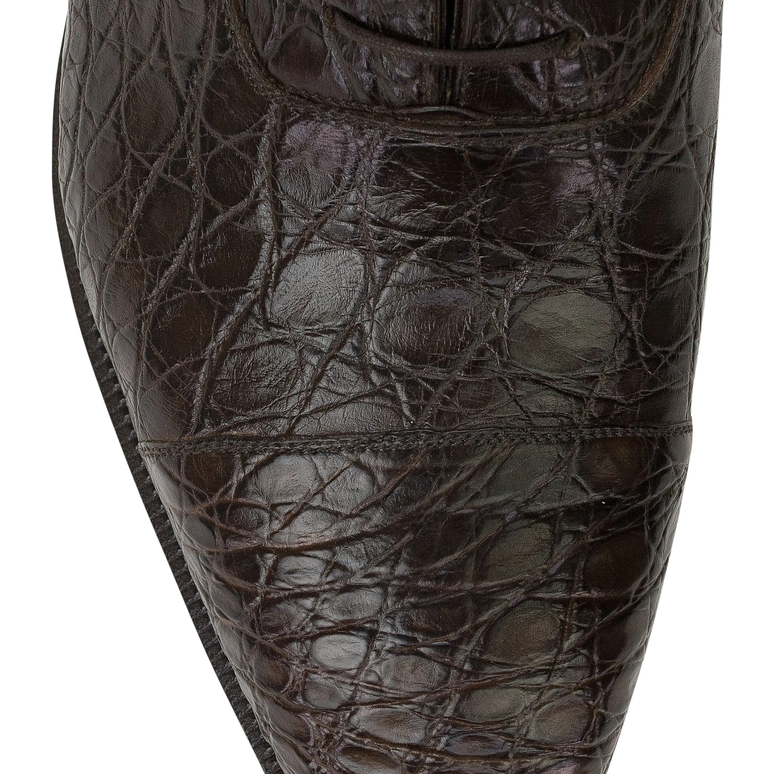 BROWN SNAKESKIN LACEUP DRESS SHOES