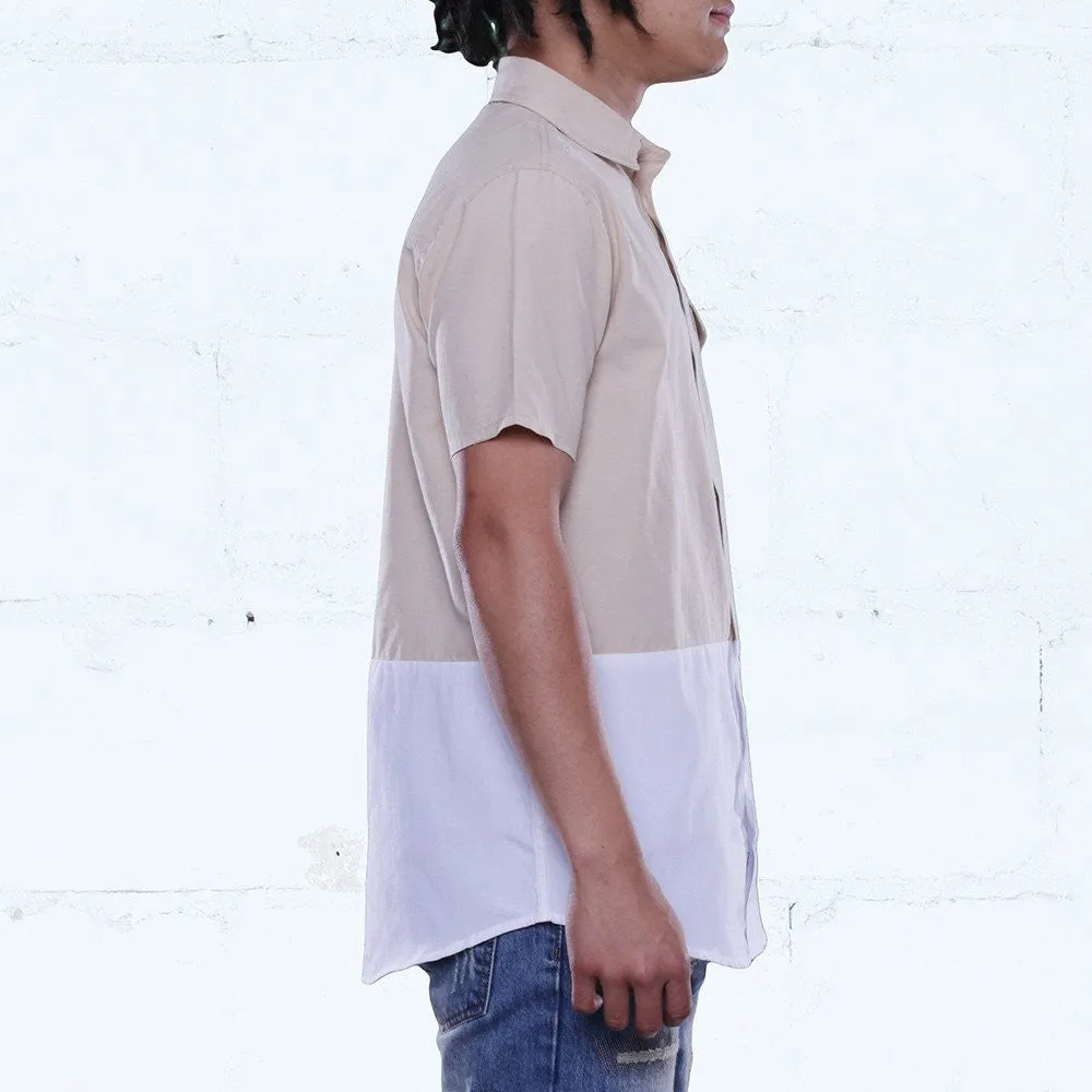 Burlap Split Oxford Shirt