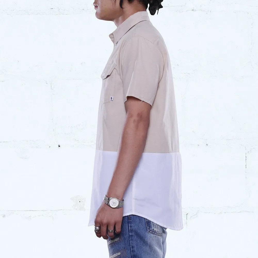 Burlap Split Oxford Shirt