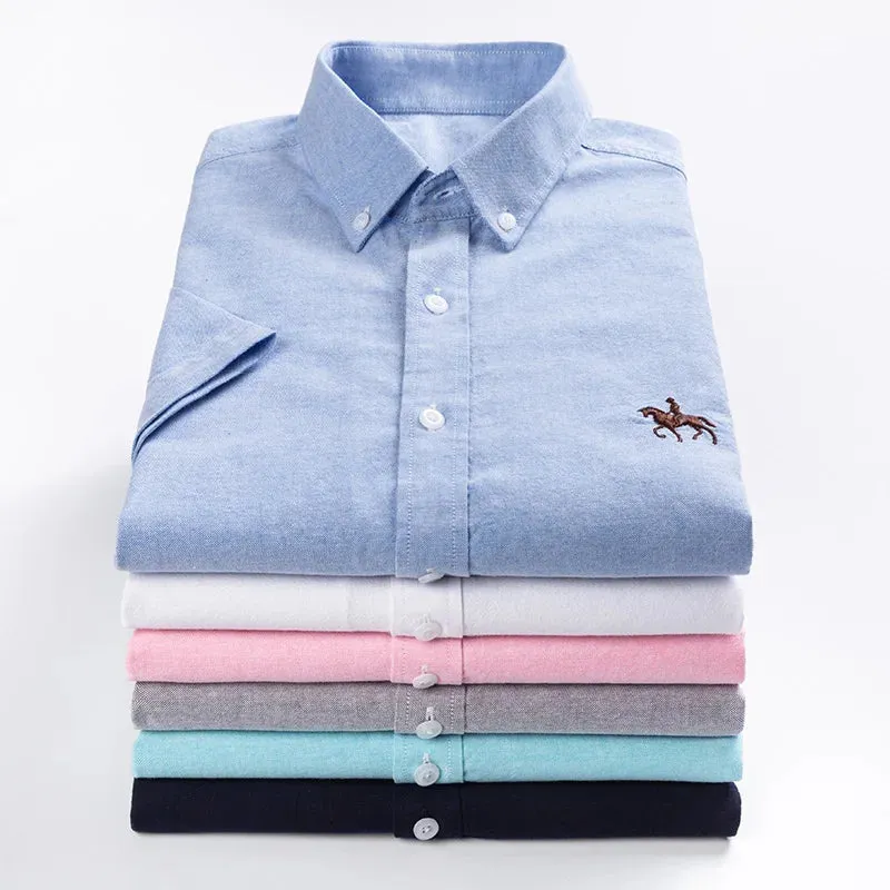 Camisa de Algodão Oxford