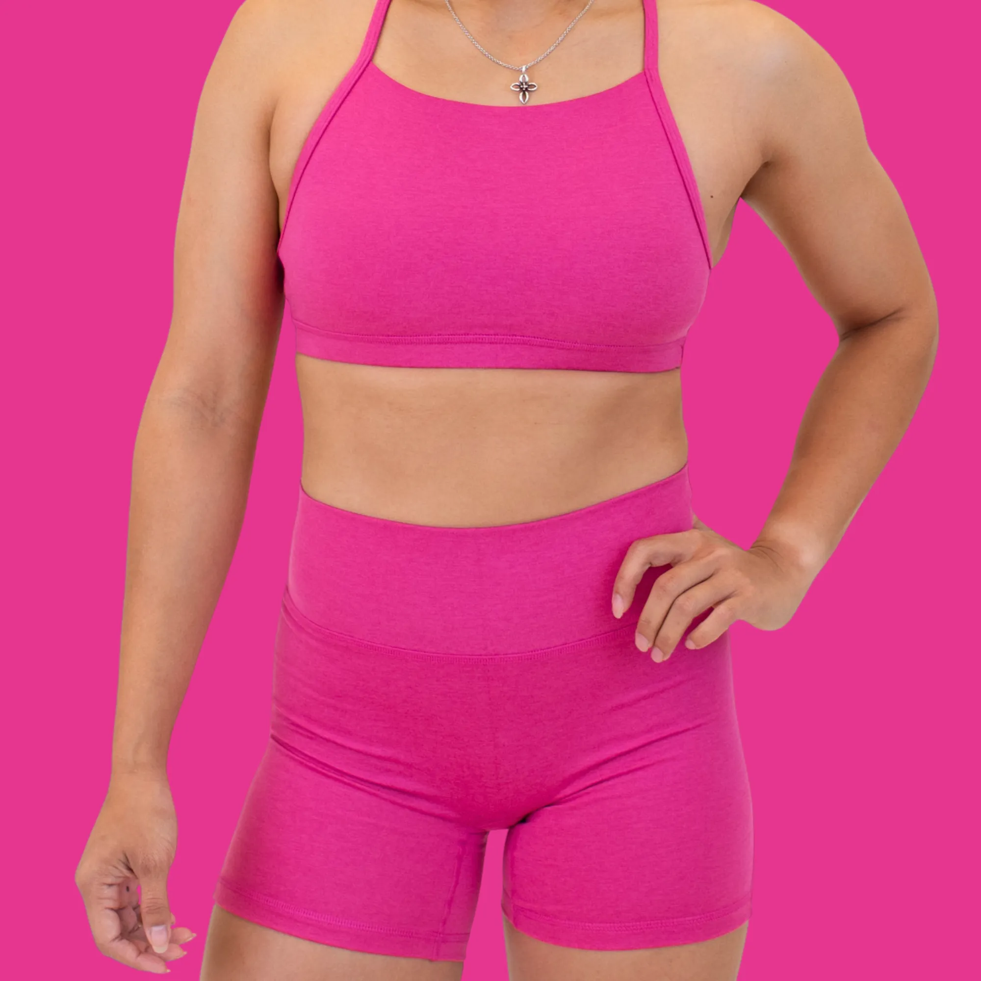 Chloe High Neck Sports Bra - Light Support
