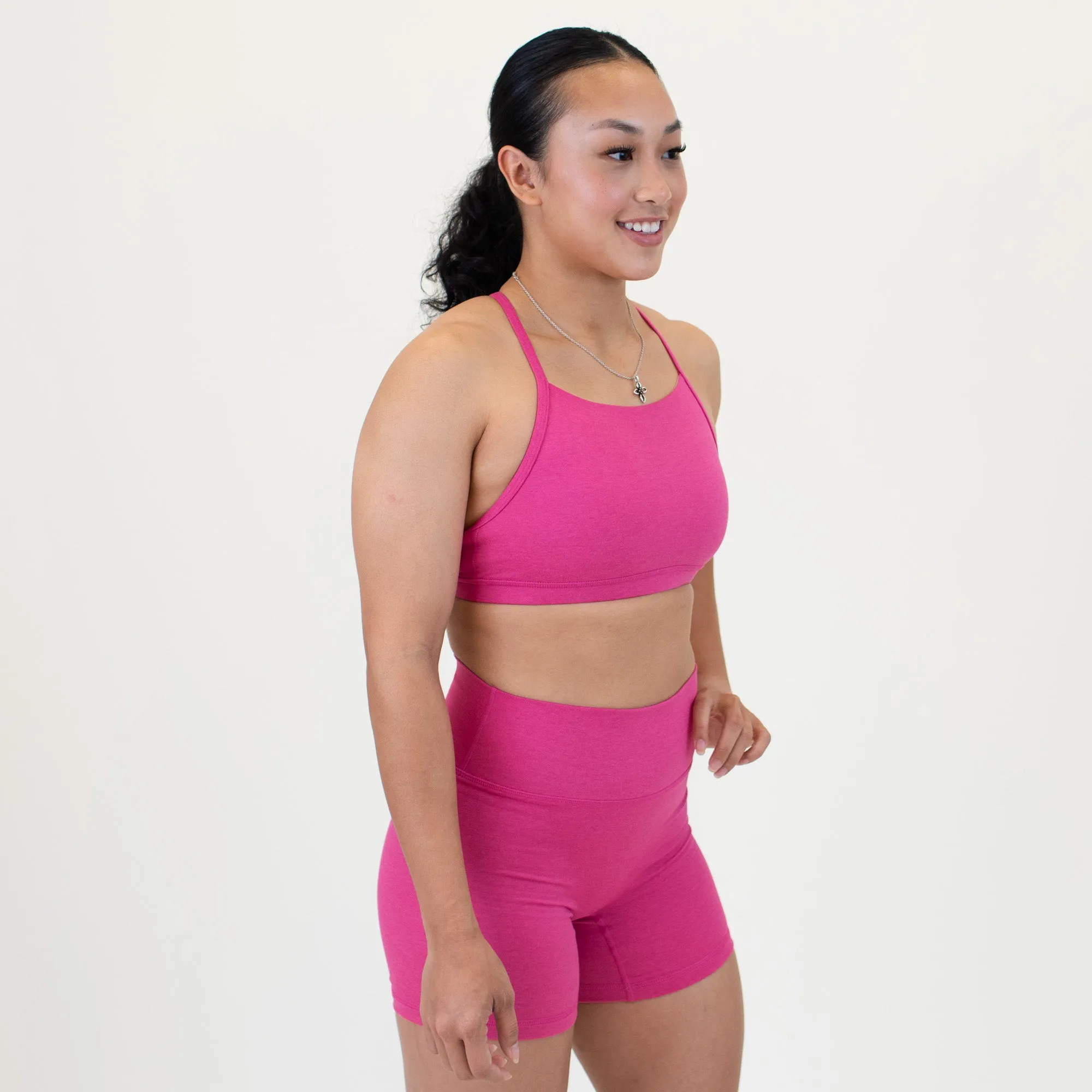 Chloe High Neck Sports Bra - Light Support