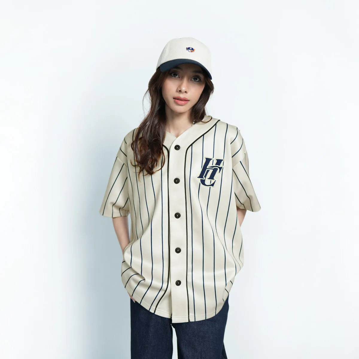 Classic Striped Baseball Jersey - Stylish and Comfortable Design for All Seasons