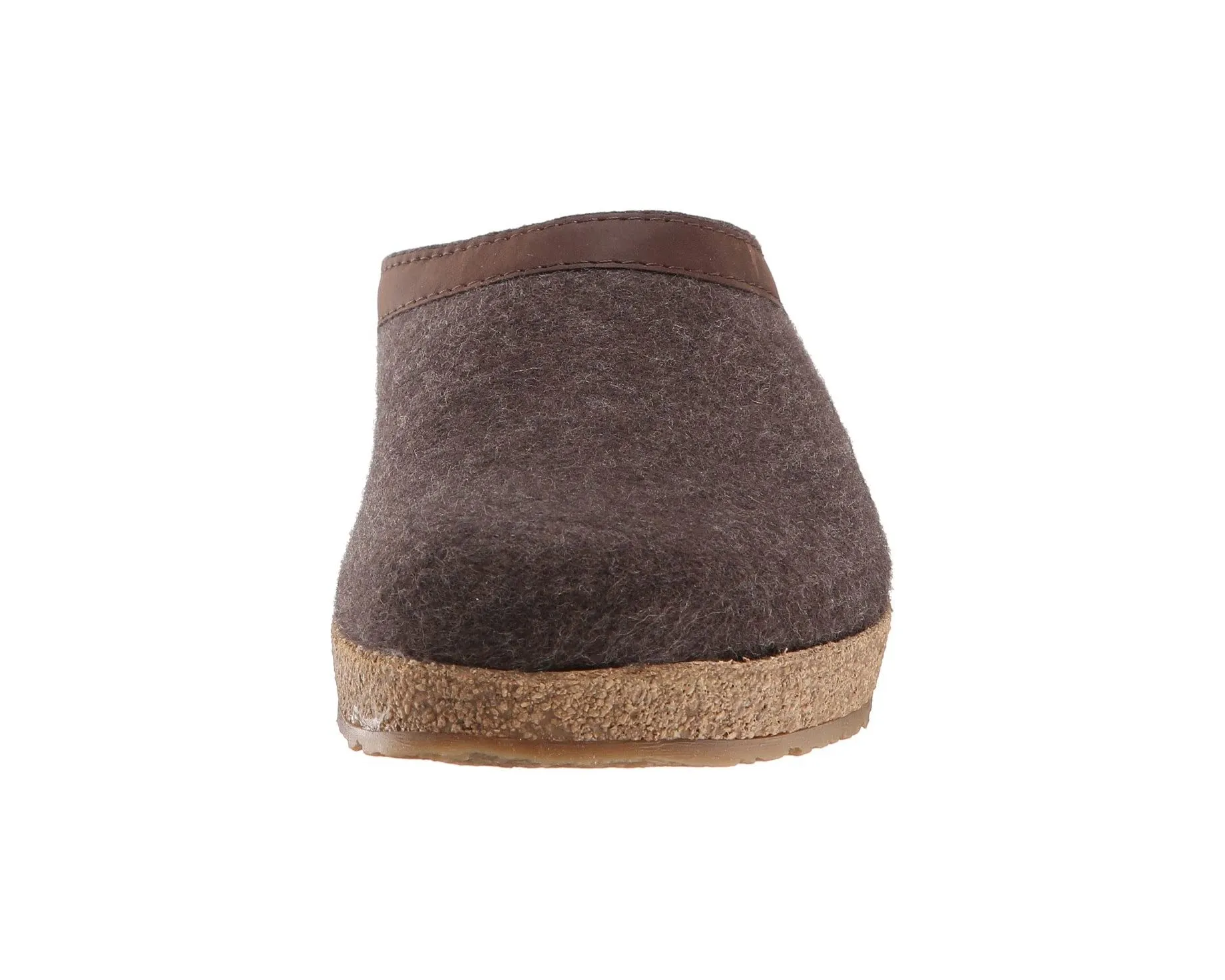 Clogs GZL Leather Trim Grizzly Haflinger, brown