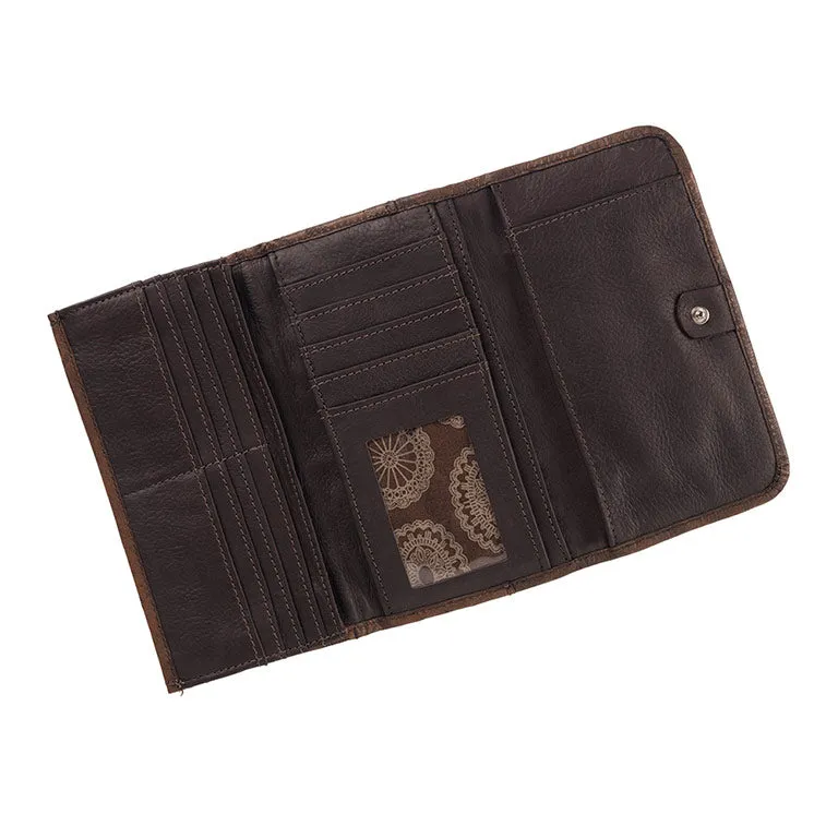 Cow Town Tri-Fold Western Wallet 4150