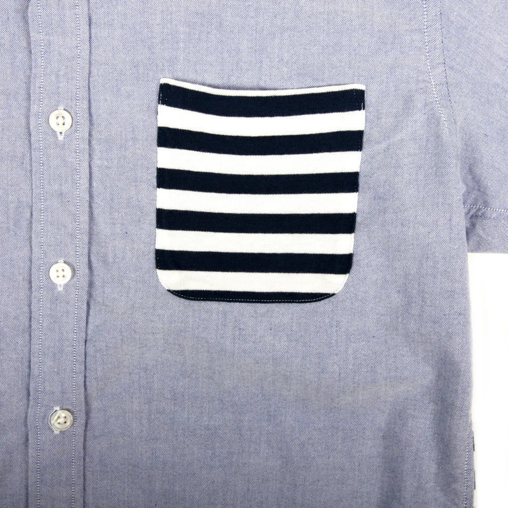 Fabric Mix B.D. Shirt
