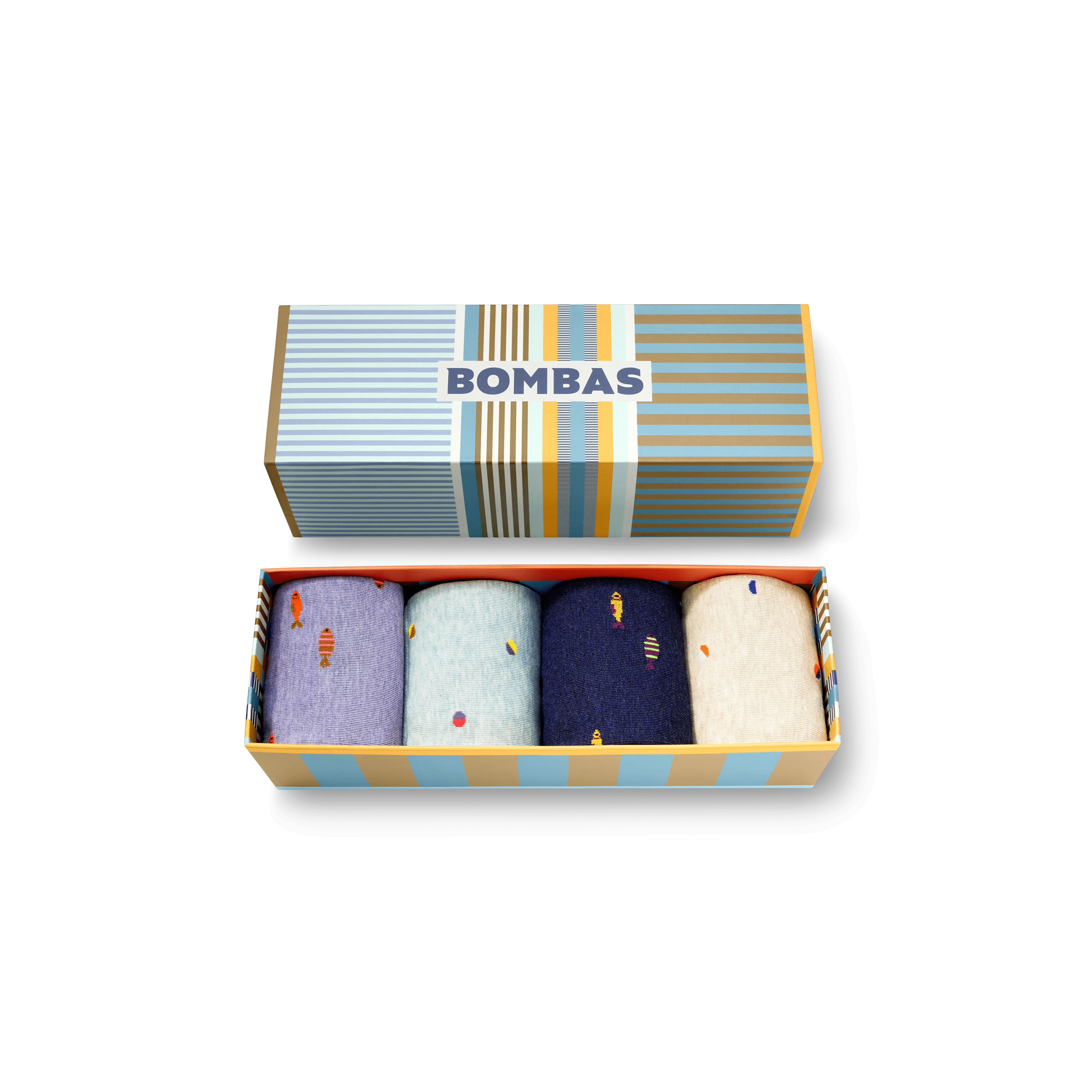 Father’s Day Dress Calf Sock 4-Pack Gift Box