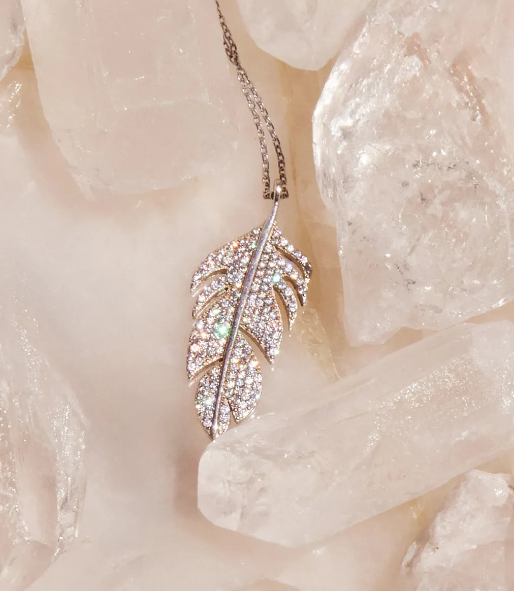 Feather Pendant Necklace