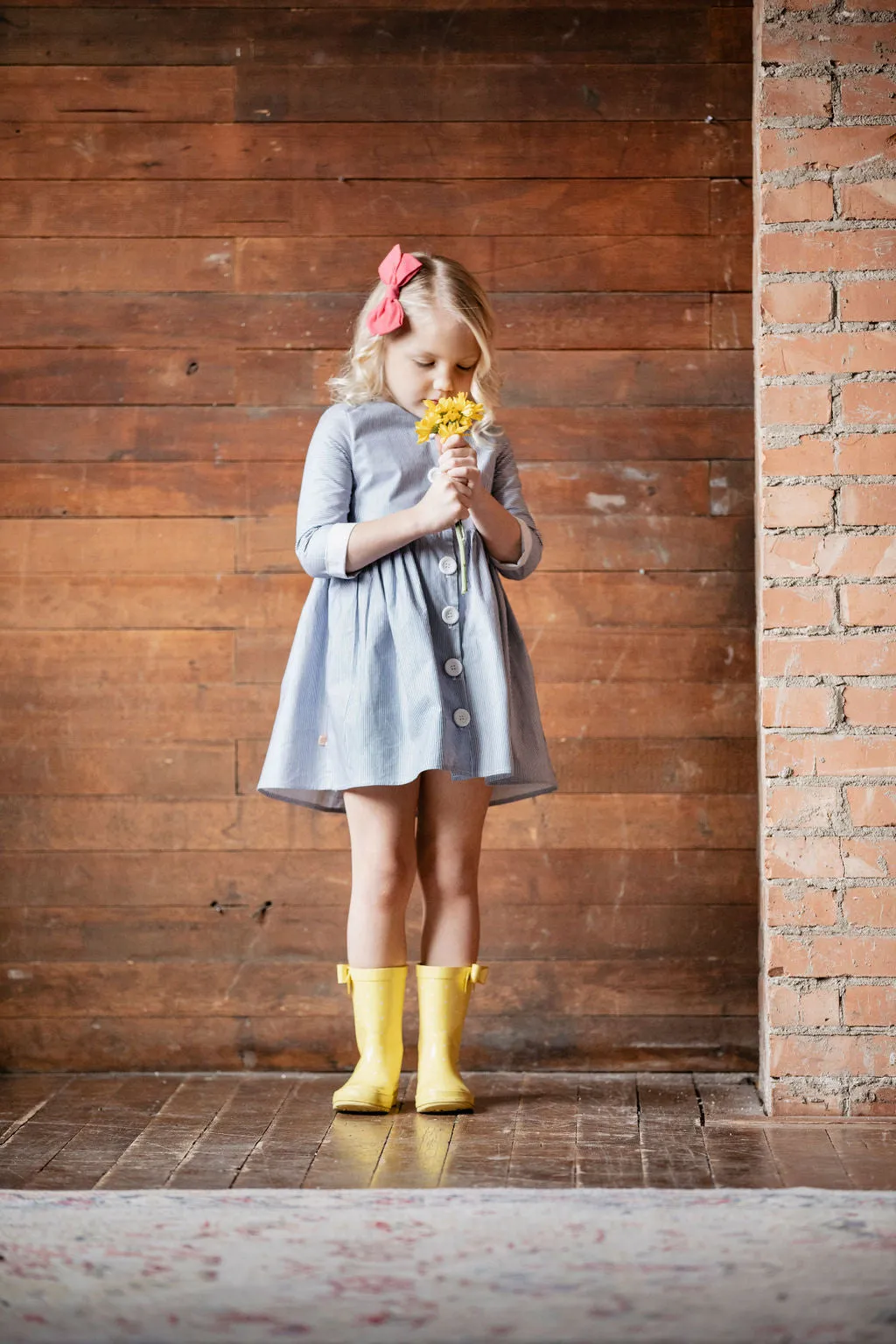 Frankie Dress - Blue Stripe
