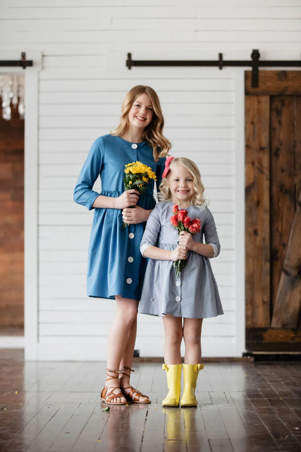 Frankie Dress - Blue Stripe