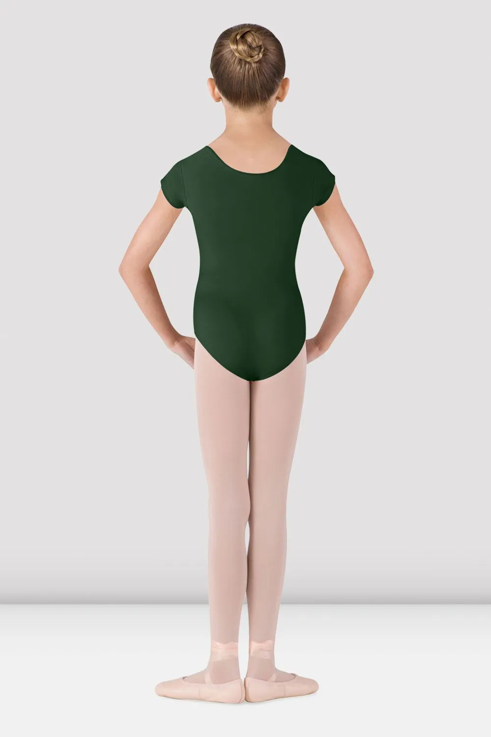 Girls Dujour Cap Sleeve Leotard