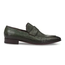 GREEN CROCODILE / GENUINE LEATHER DRESS SHOES