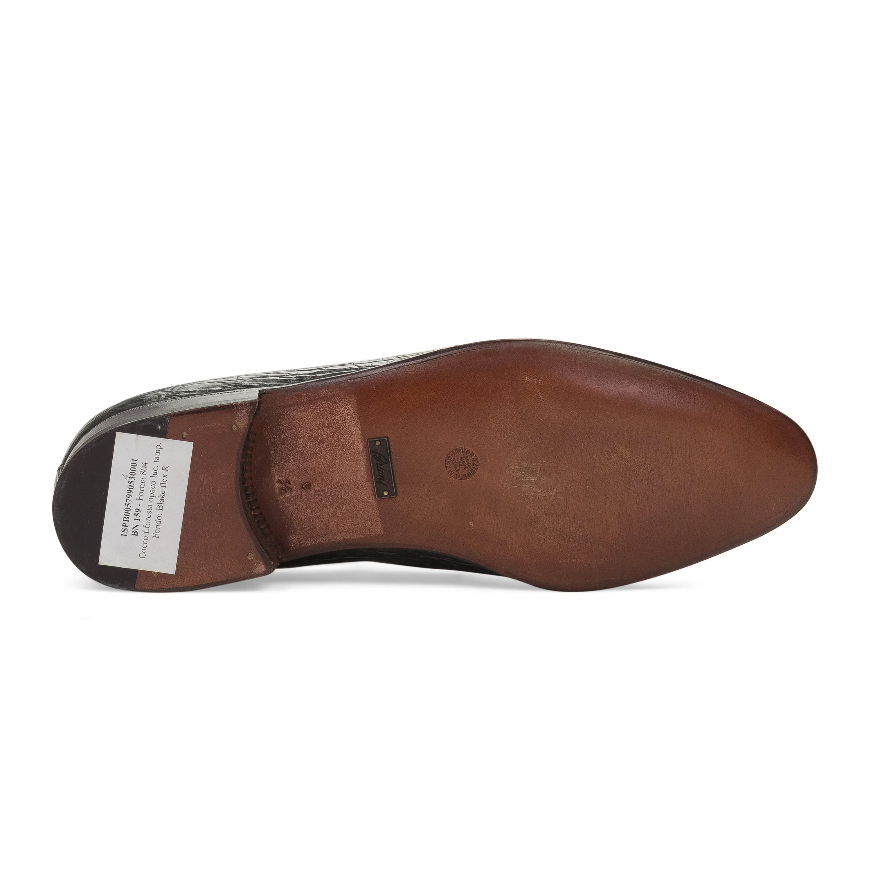 GREEN CROCODILE / GENUINE LEATHER DRESS SHOES