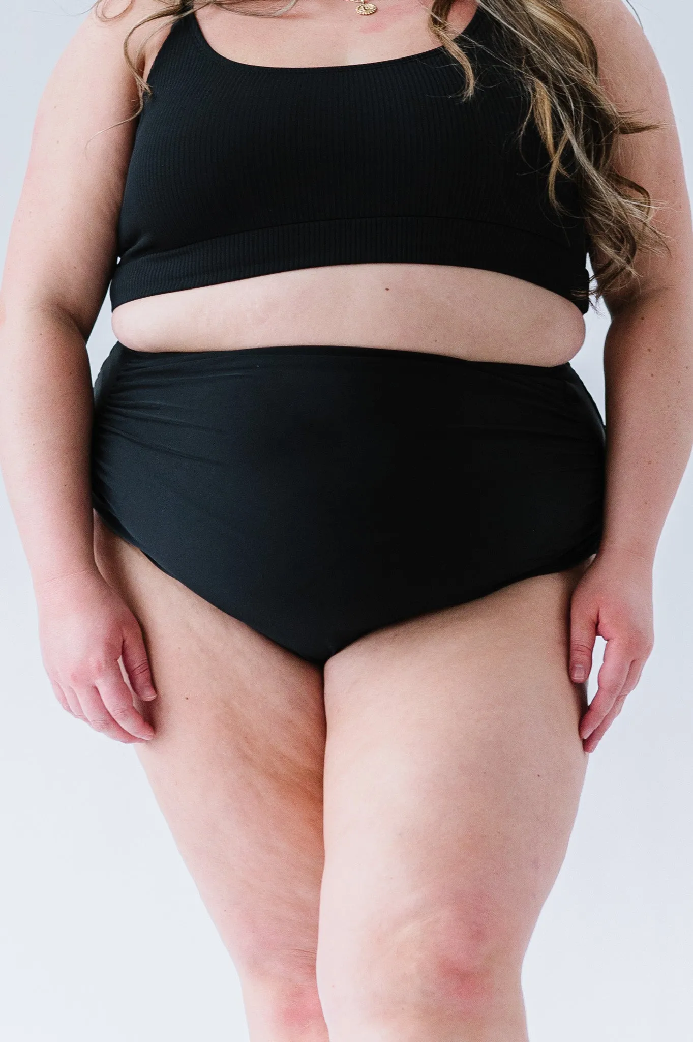 High Rise Barefoot Bottom | Black