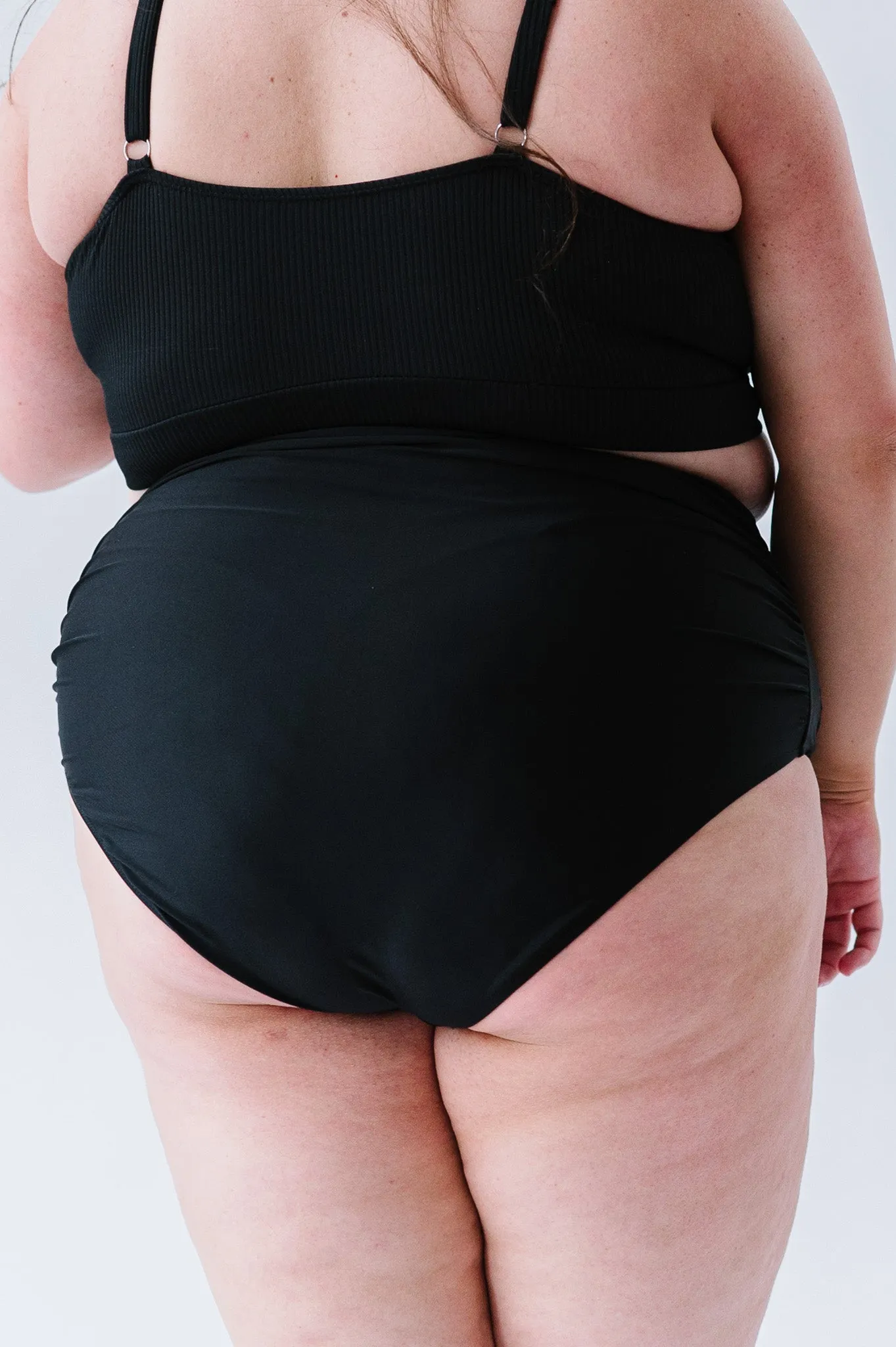 High Rise Barefoot Bottom | Black
