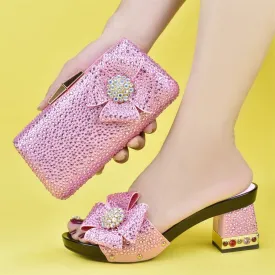 Italian Shoes with Matching Bag Set
