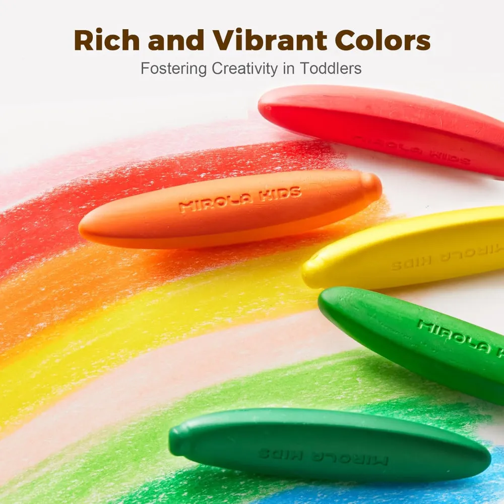 Jar Melo Mess Free Banana Crayon-12 Colors