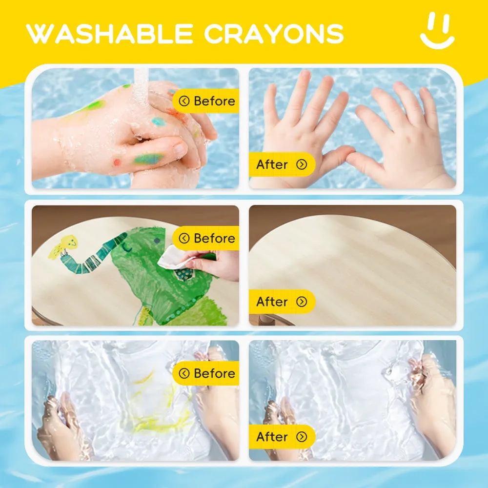 Jar Melo Mess Free Banana Crayon-12 Colors
