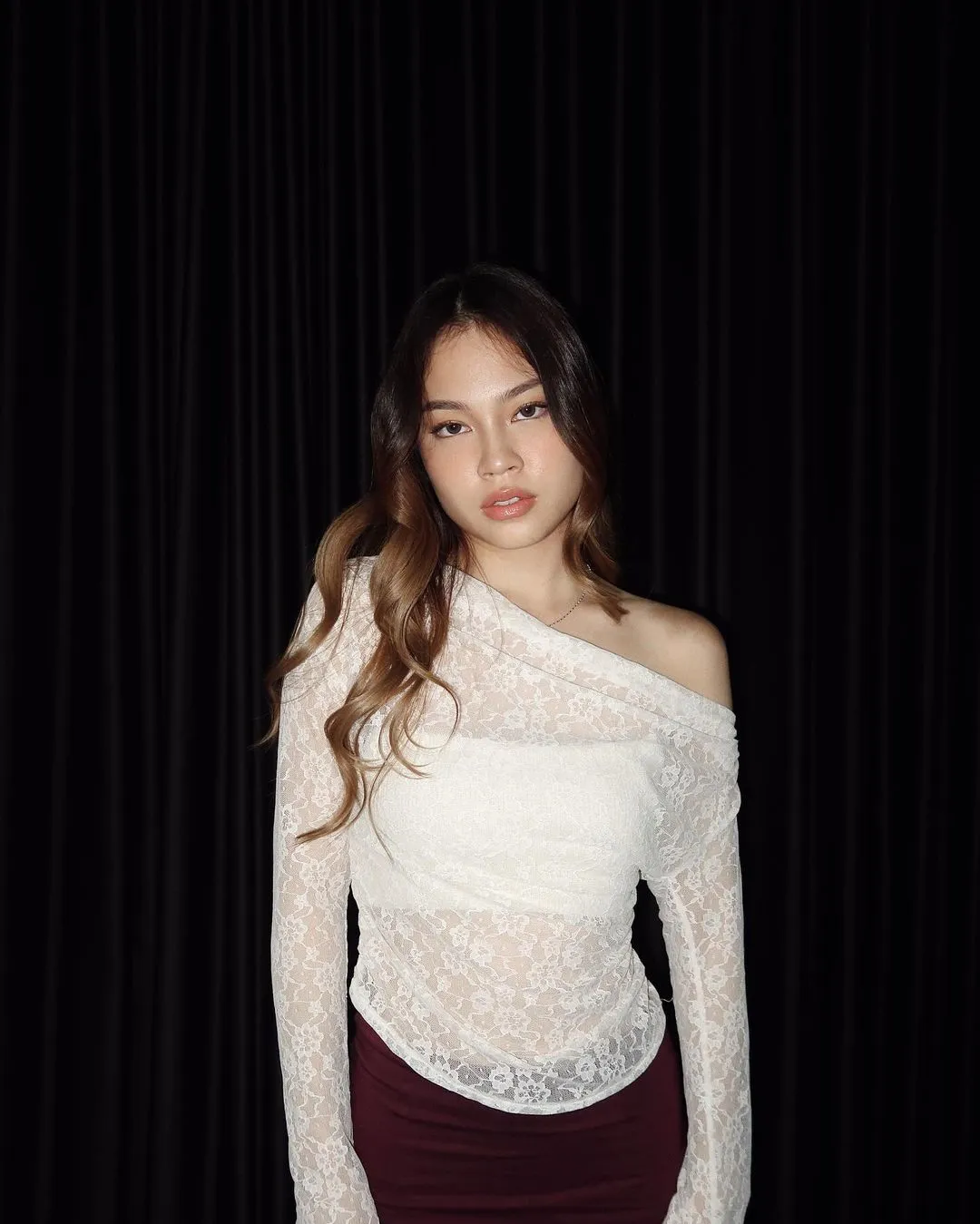 Lace Off Shoulder Top