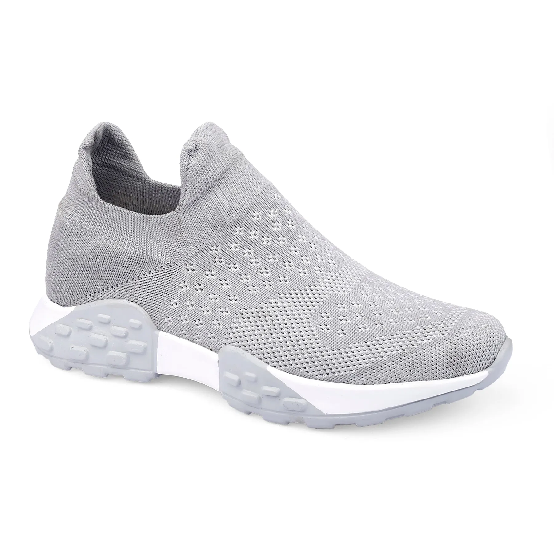 Latest Knitted Fabric Material Casual Black Sports Socks Shoes For Men