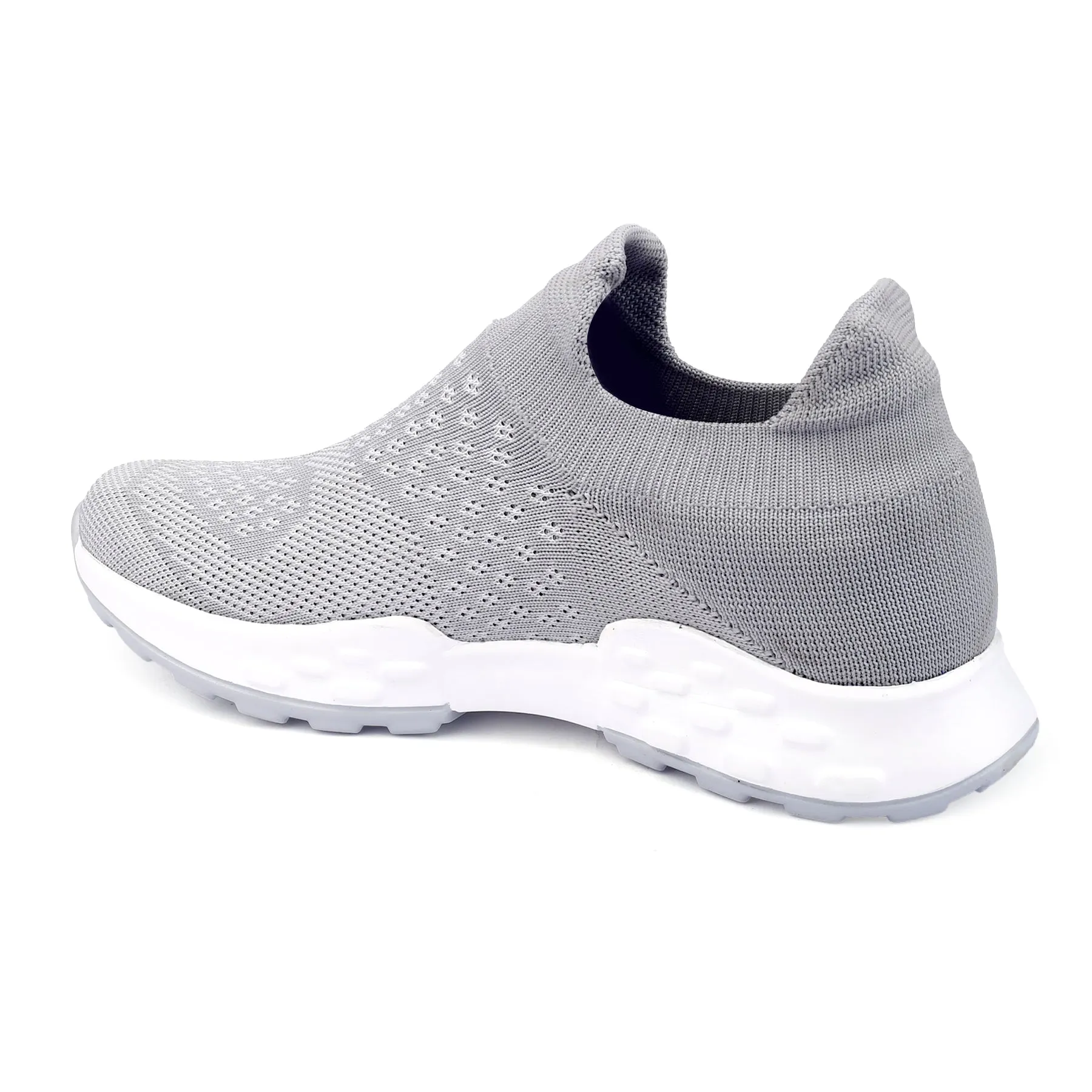 Latest Knitted Fabric Material Casual Black Sports Socks Shoes For Men