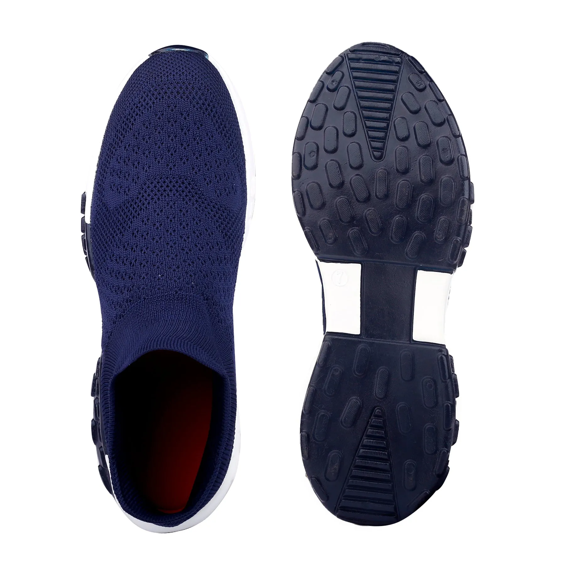 Latest Knitted Fabric Material Casual Black Sports Socks Shoes For Men