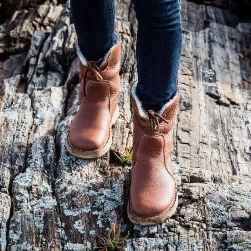 Leni  Fleece Lined Step-In Boots