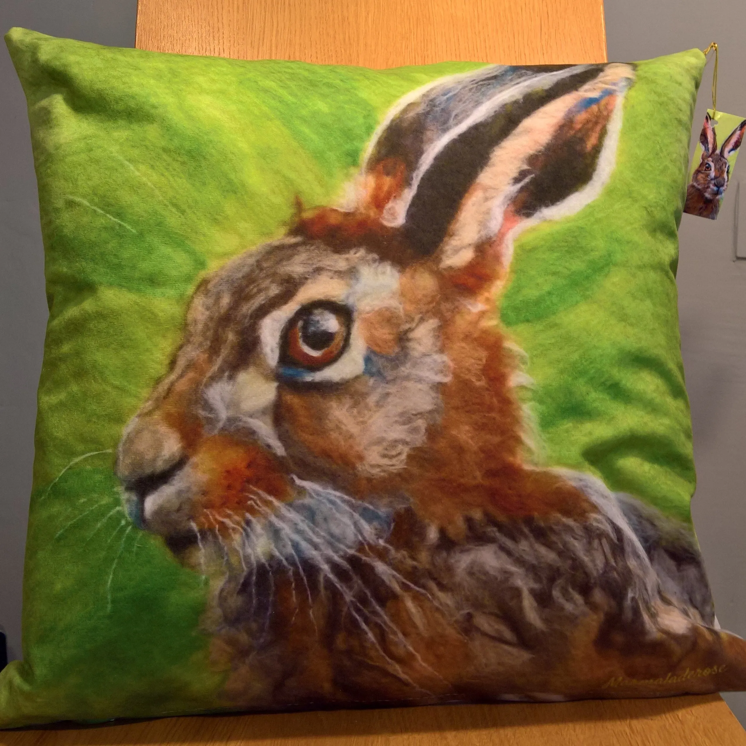 Marmalade Rose cushion