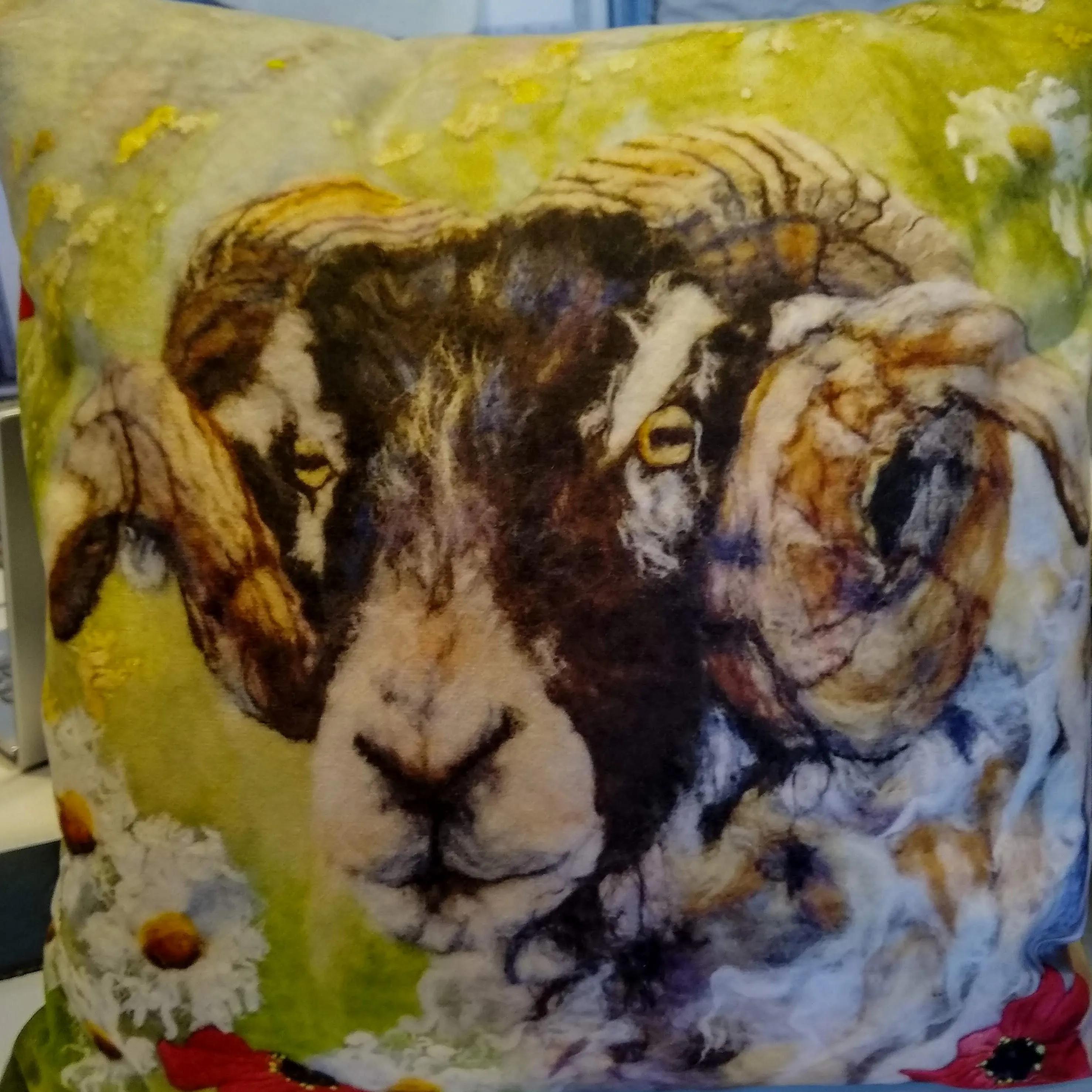 Marmalade Rose cushion