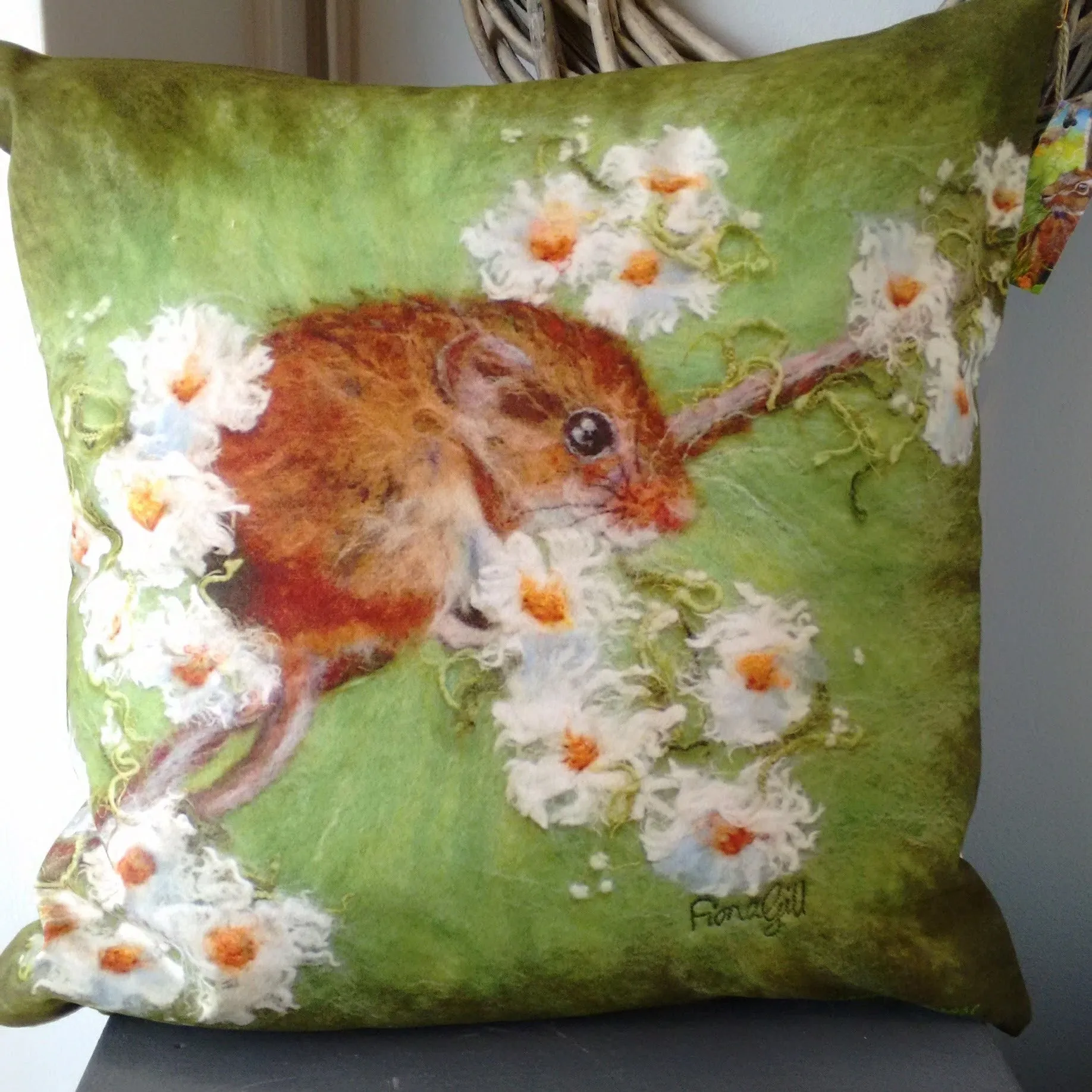 Marmalade Rose cushion