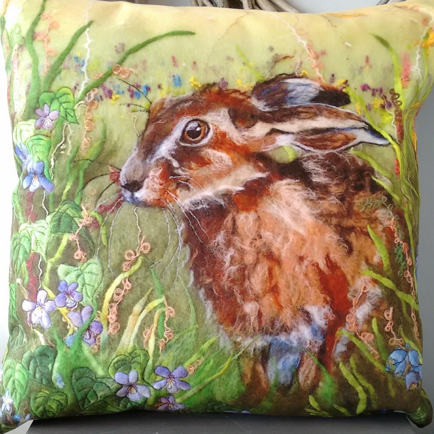 Marmalade Rose cushion