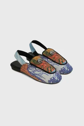 Maru Saf Slingback Mules