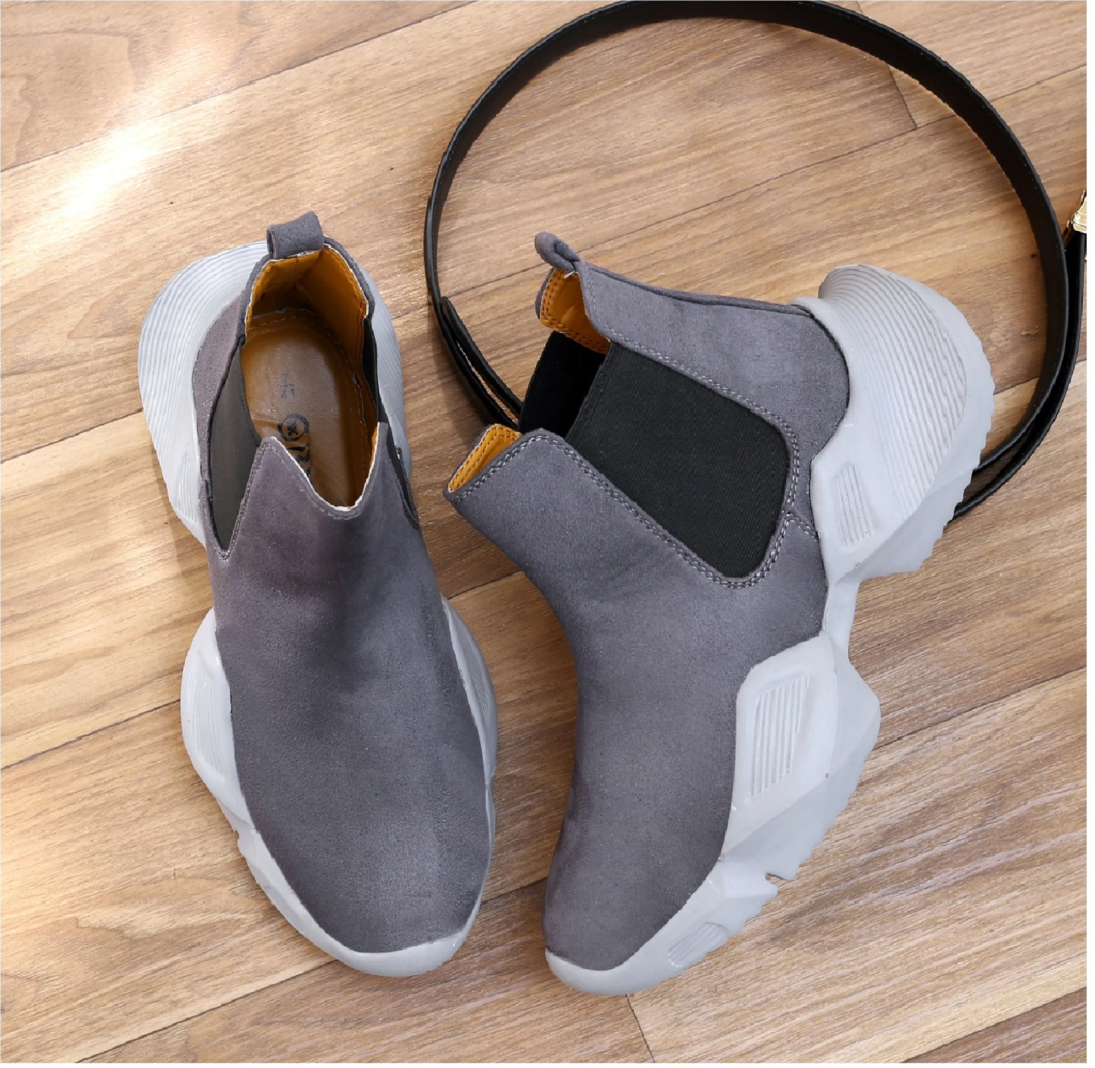 Men's Comfortable Suede Slip-on Boots