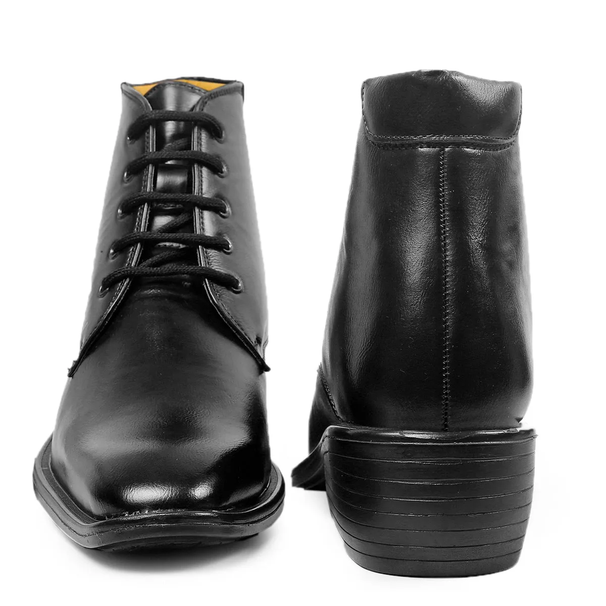 Men's Elevator Office Wear Derby Ankle Boots