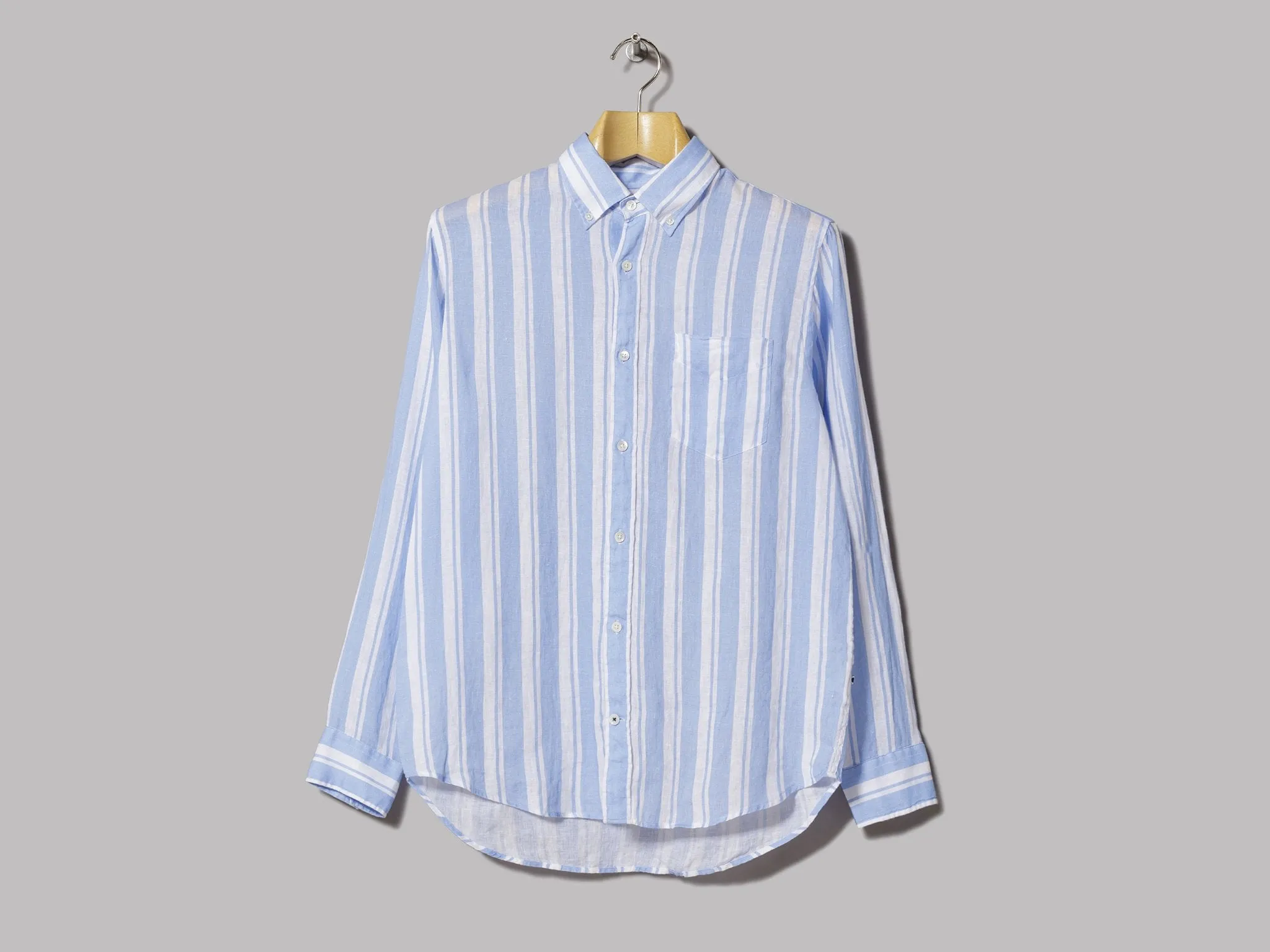 NN07 Levon BD Shirt (Blue Stripe)