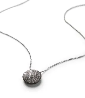 Pavé Disk Necklace