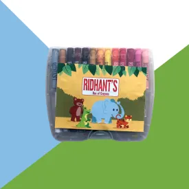 Personlaised Crayons Box- Jungle